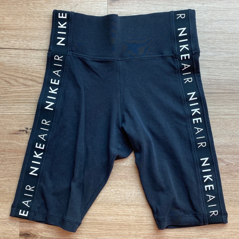 NIKE AIR • Black Bike Shorts • Size XS